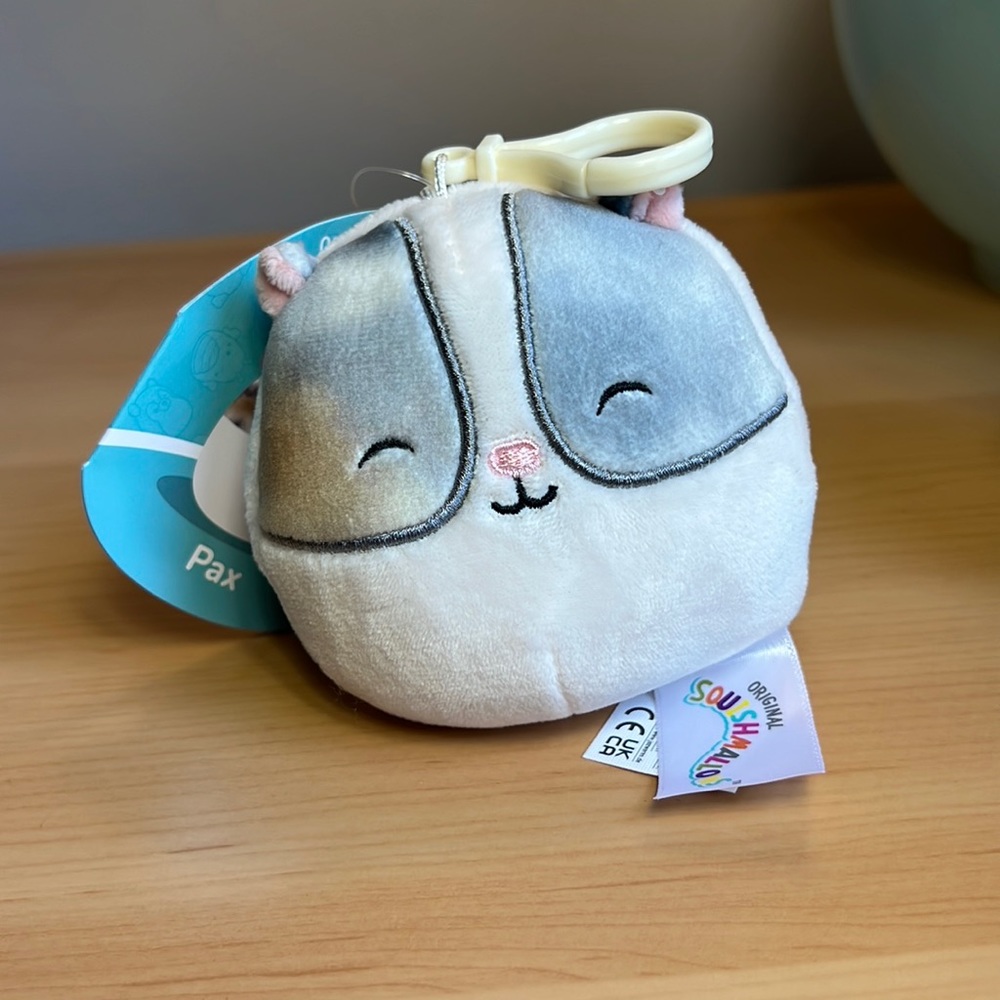 3.5" Clip Pax the Hamster NWT Squishmallows UltraSoft Stuffed Animal Toy Plush